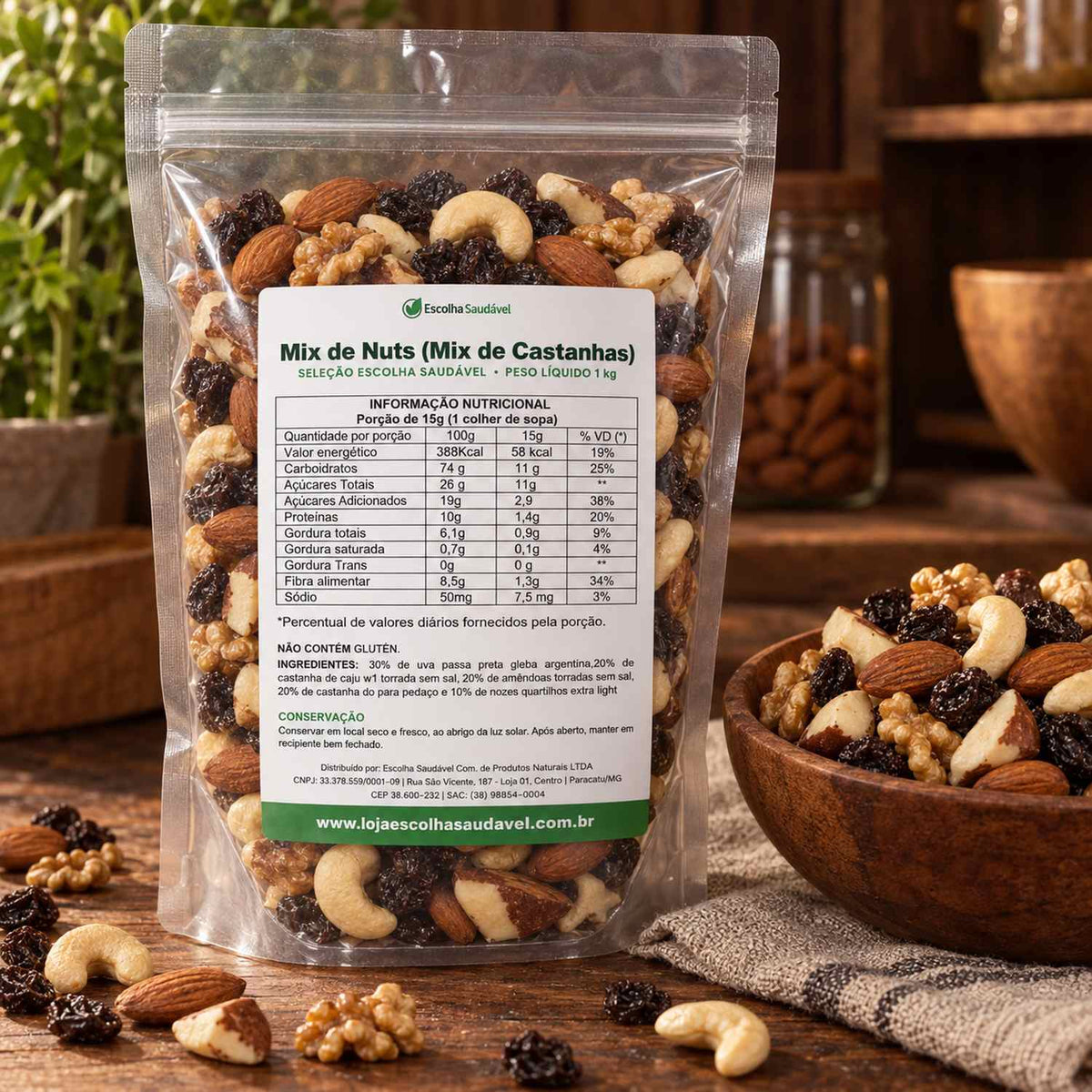 Mix de Nuts (Mix de Castanhas)