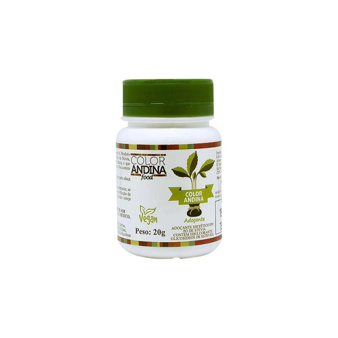 Adoçante Stevia 20g Color Andina