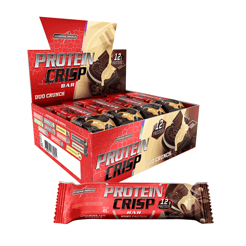 Barra de Proteína Crisp Bar 45g Integralmédica