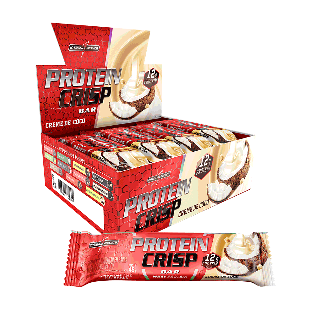Barra de Proteína Crisp Bar 45g Integralmédica