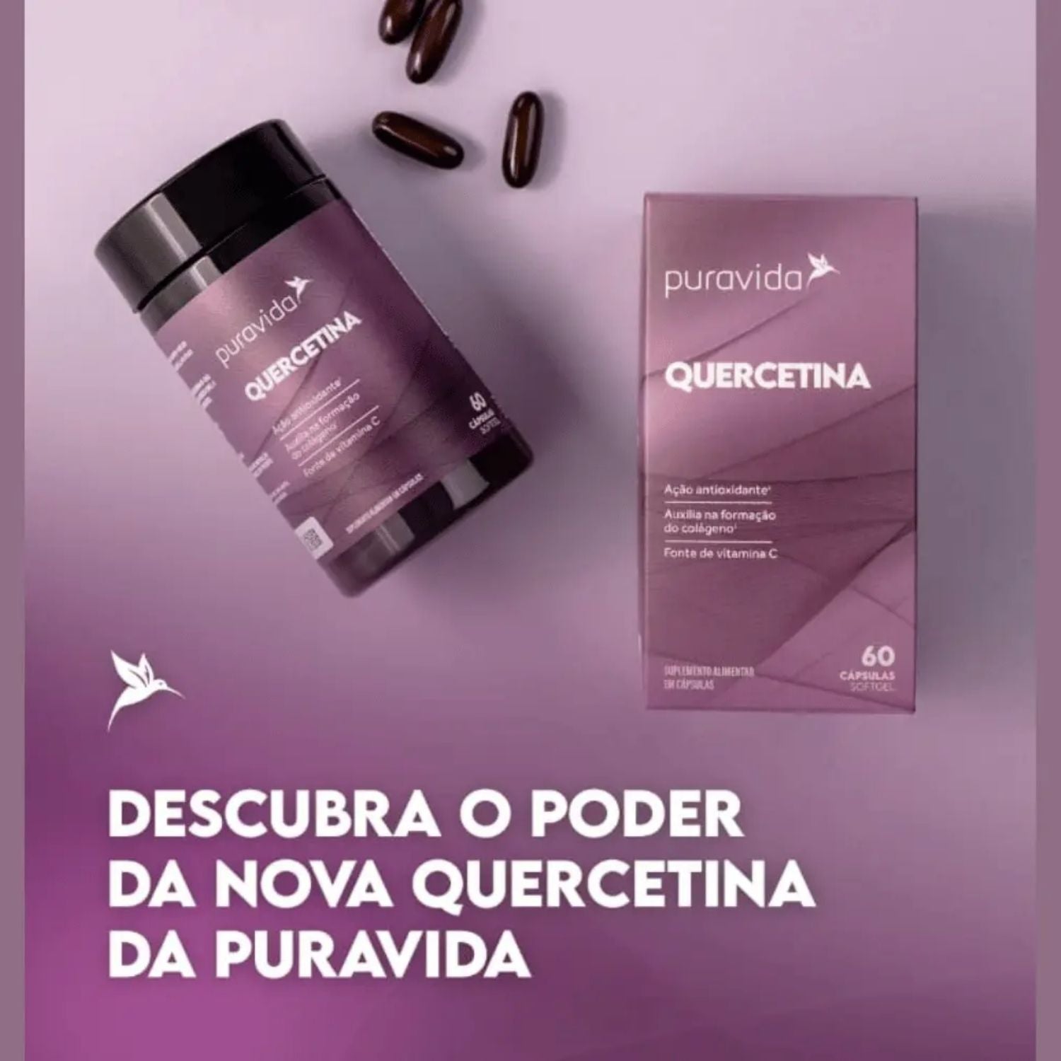 Quercertina 60 Cápsulas Pura Vida