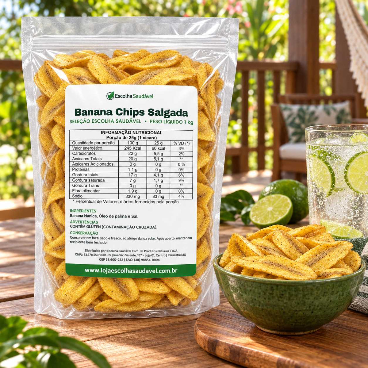 Banana Chips Salgada
