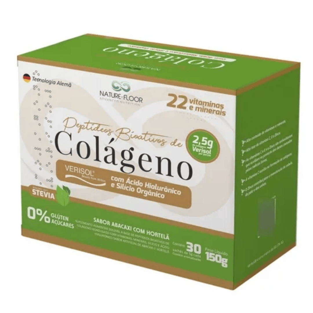 Colágeno Verisol com Ácido Hialurônico e Silício Orgânico 30 Saches Axis Nutrition