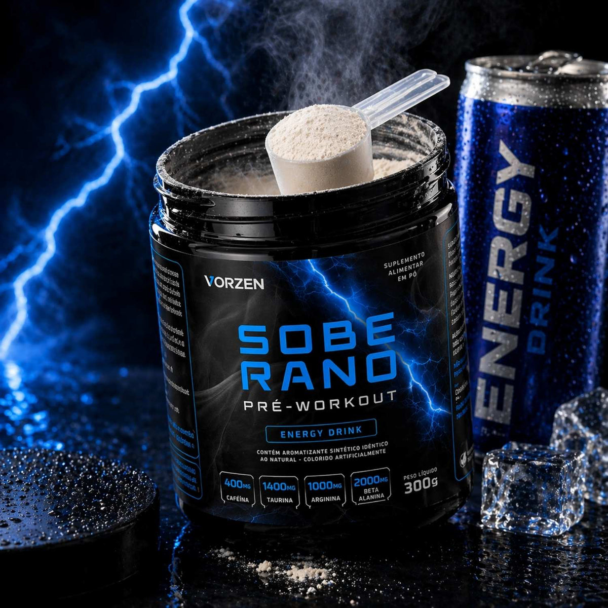 Pré Treino Soberano 300g Vorzen