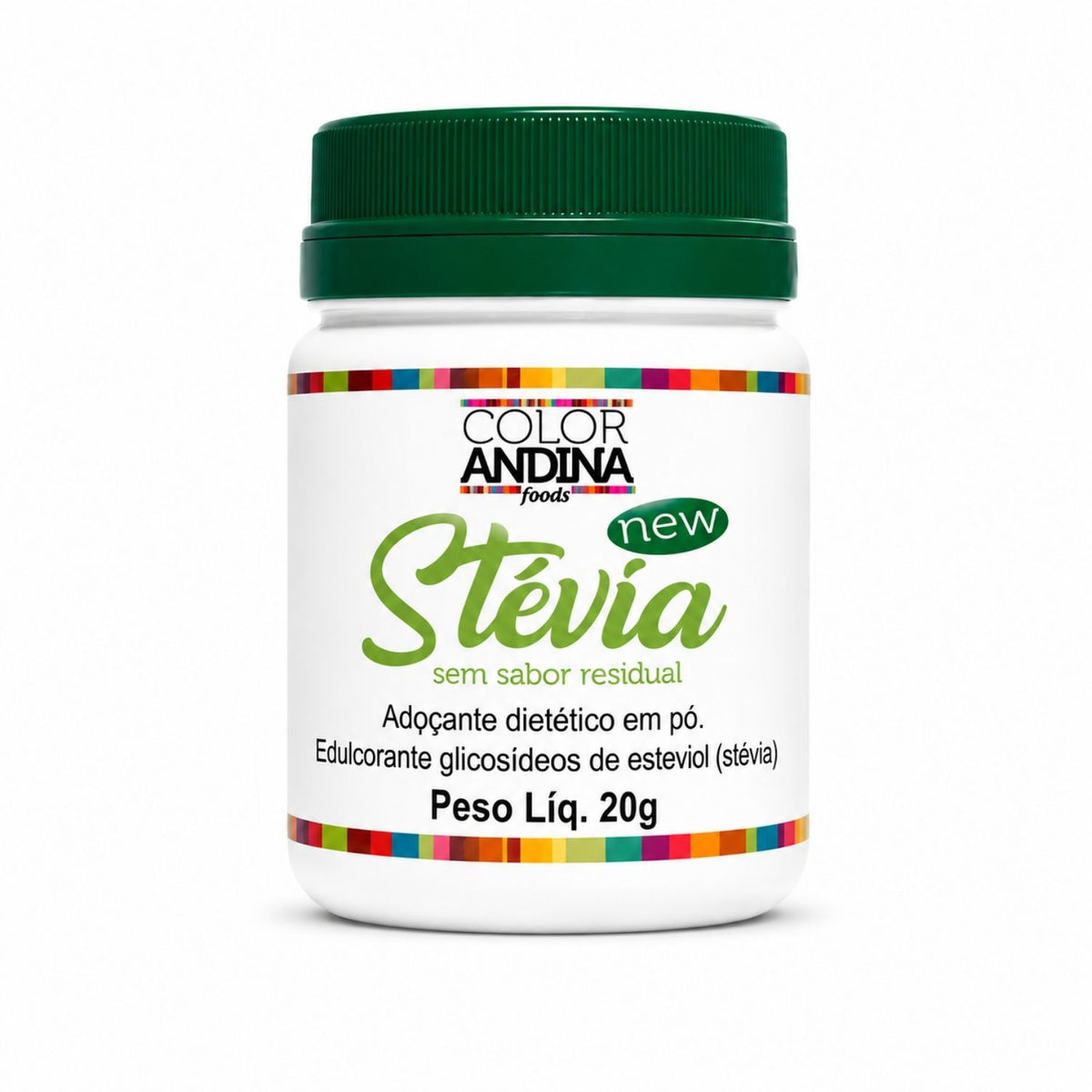 Adoçante Stevia 20g Color Andina (Nova Fórmula)