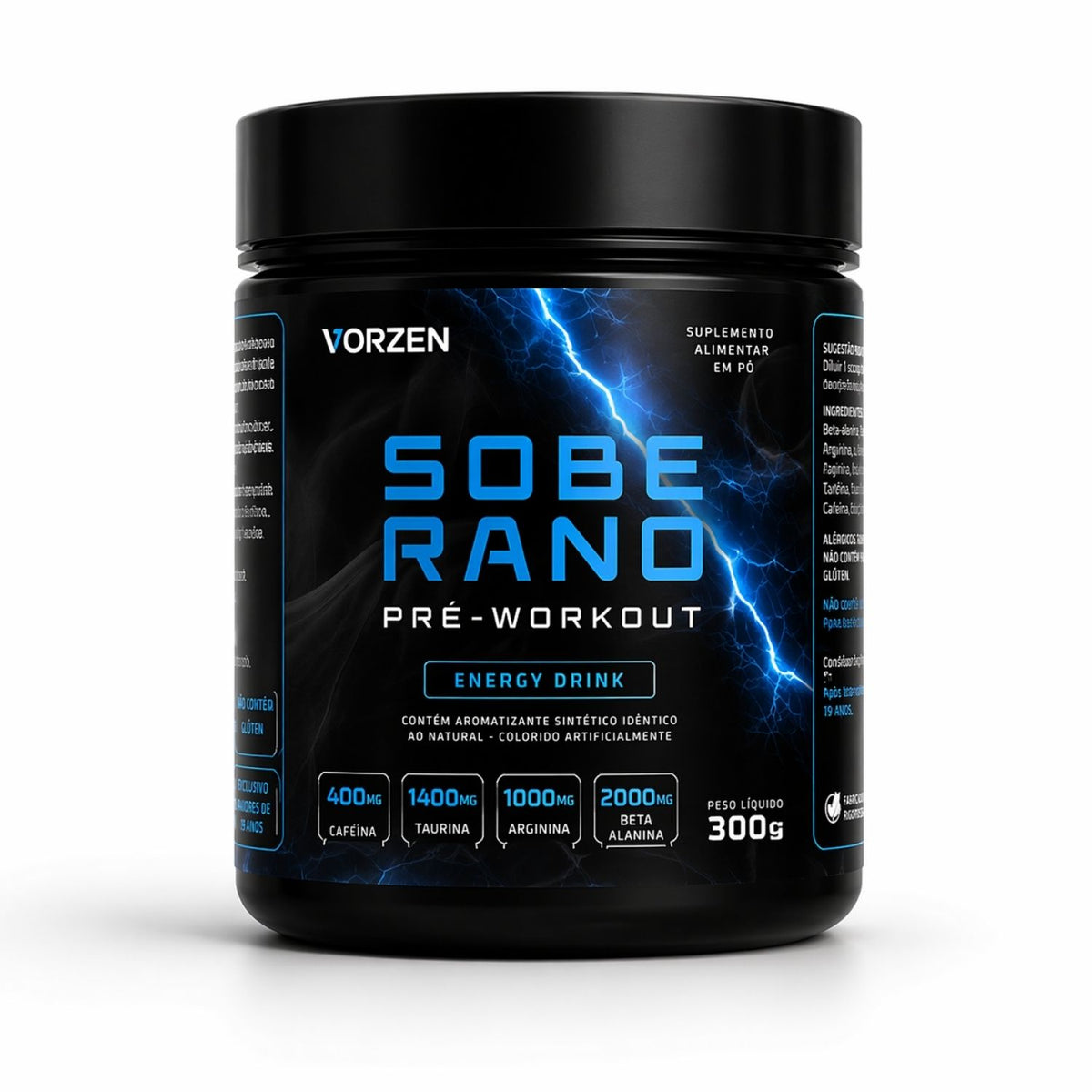 Pré Treino Soberano 300g Vorzen