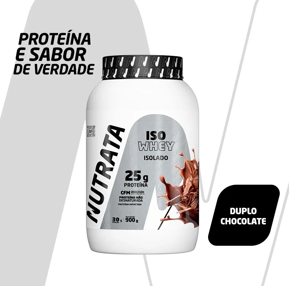 Whey Protein Isolado Pote 900g Nutrata