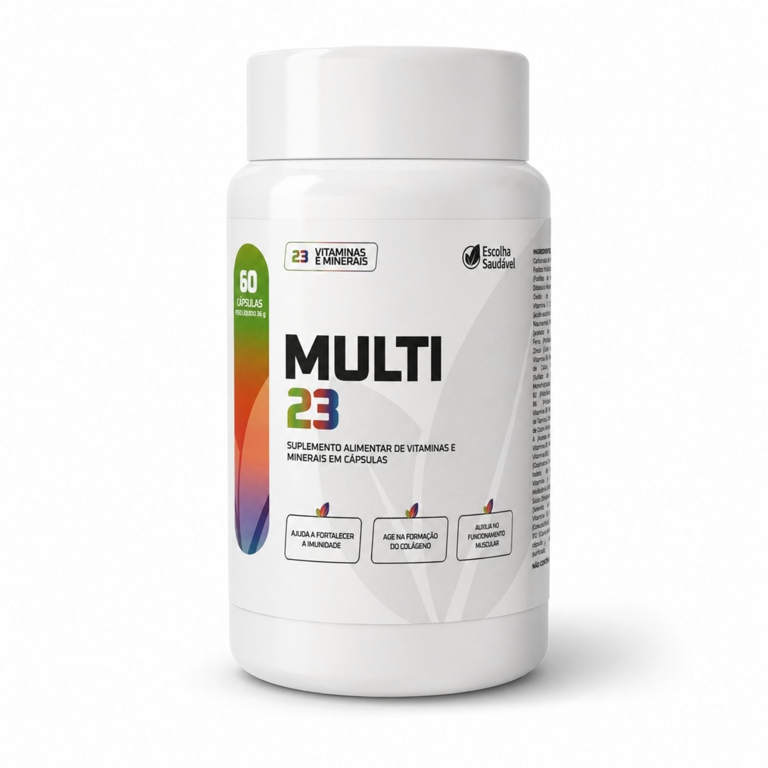 Multivitamínico Multi-23 60 Cápsulas Escolha Saudável
