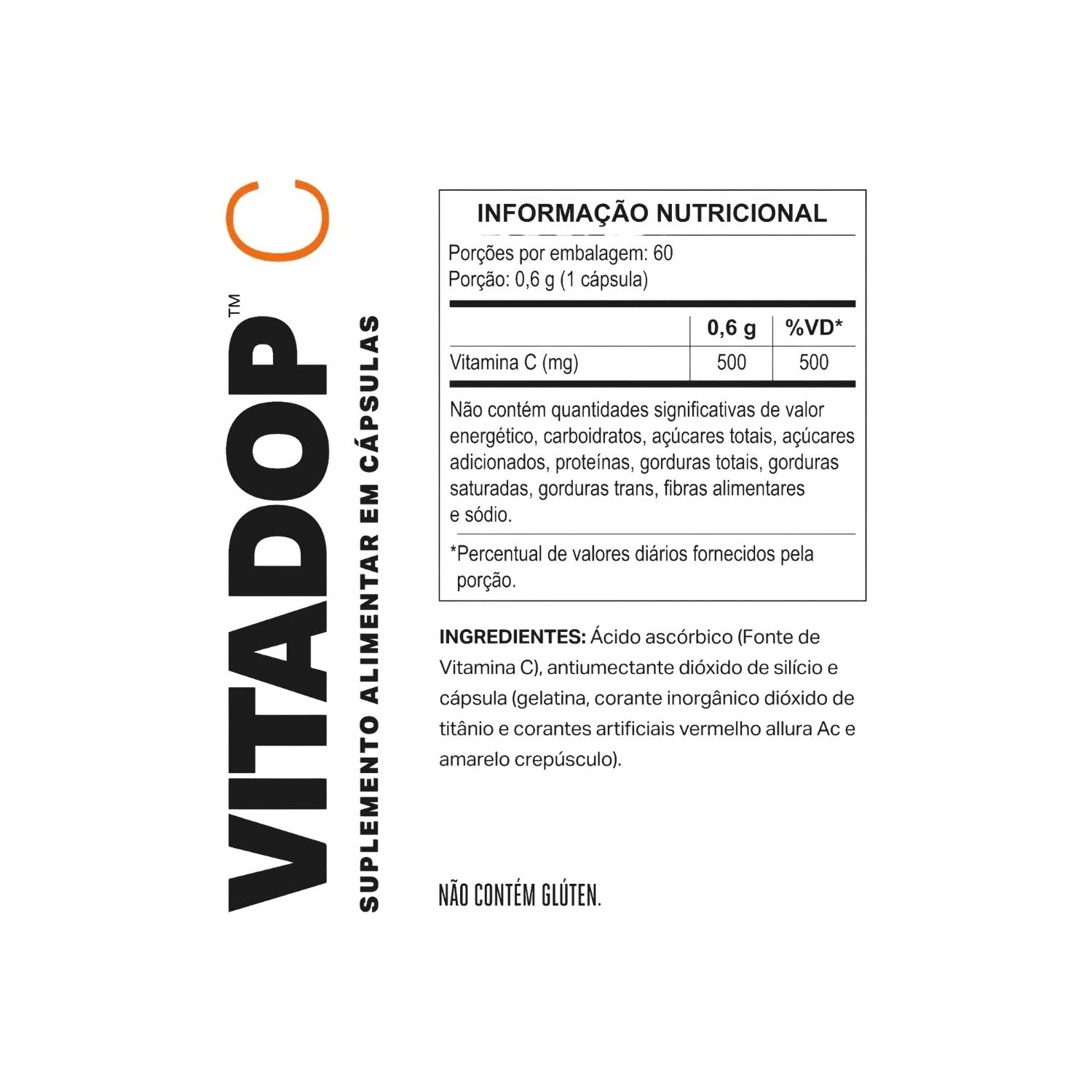Elemento Puro Vitamina C 500mg 60 Cápsulas