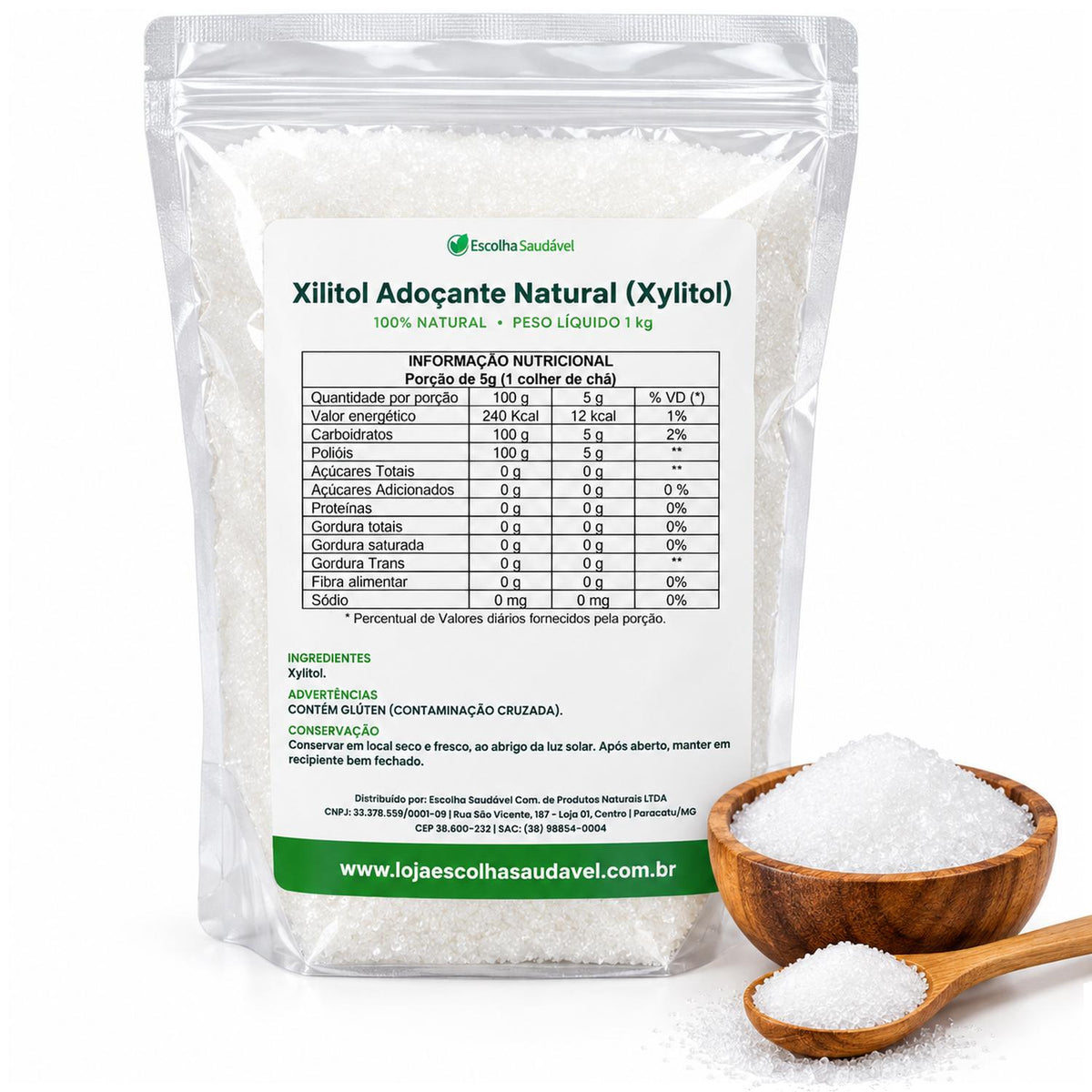 Xilitol Adoçante Natural (Xylitol)