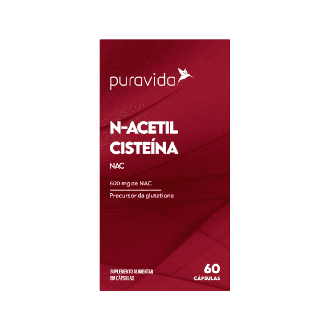 NAC-600 N-Acetil Cisteina 60 Cápsulas Pura Vida