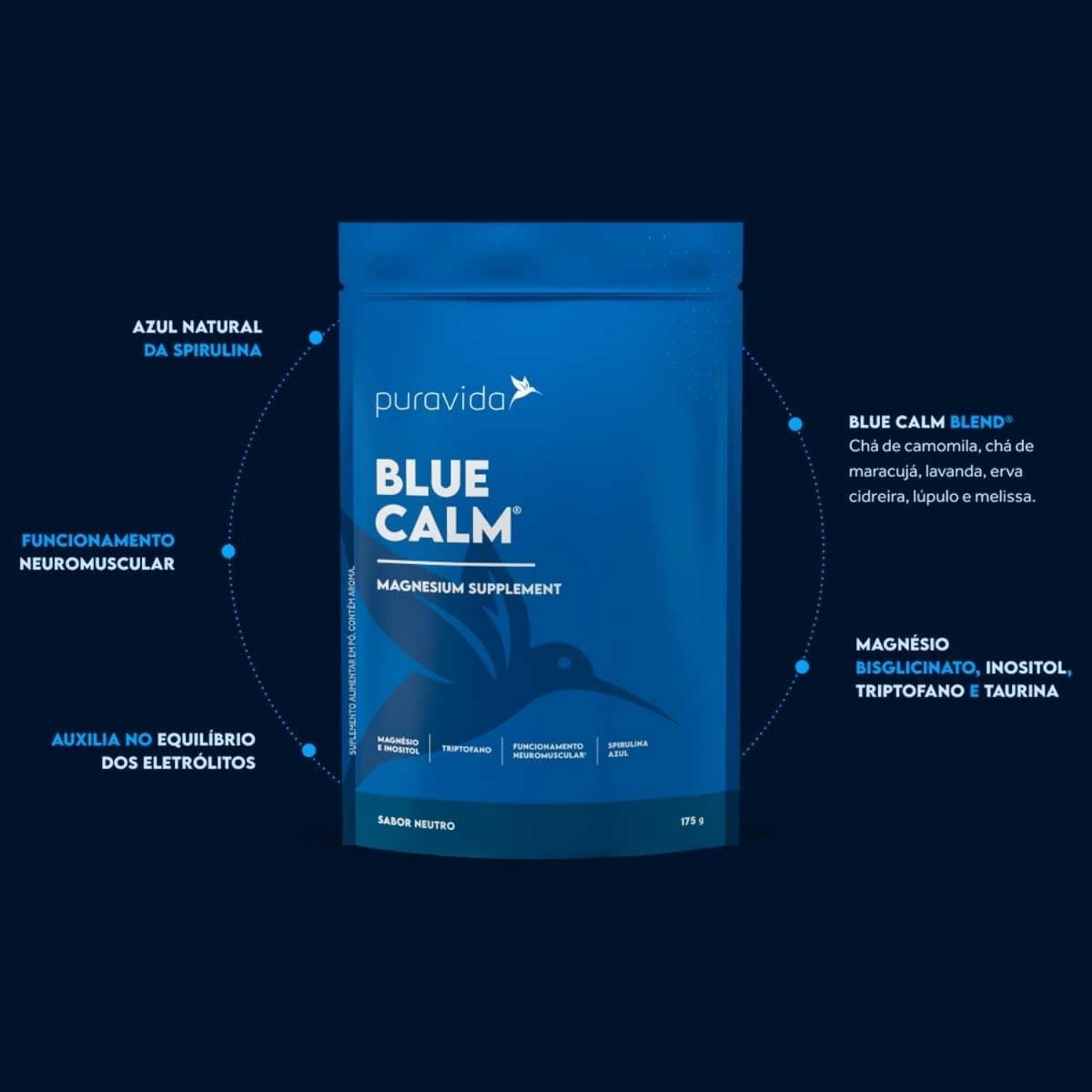 Blue Calm 175g Pura Vida