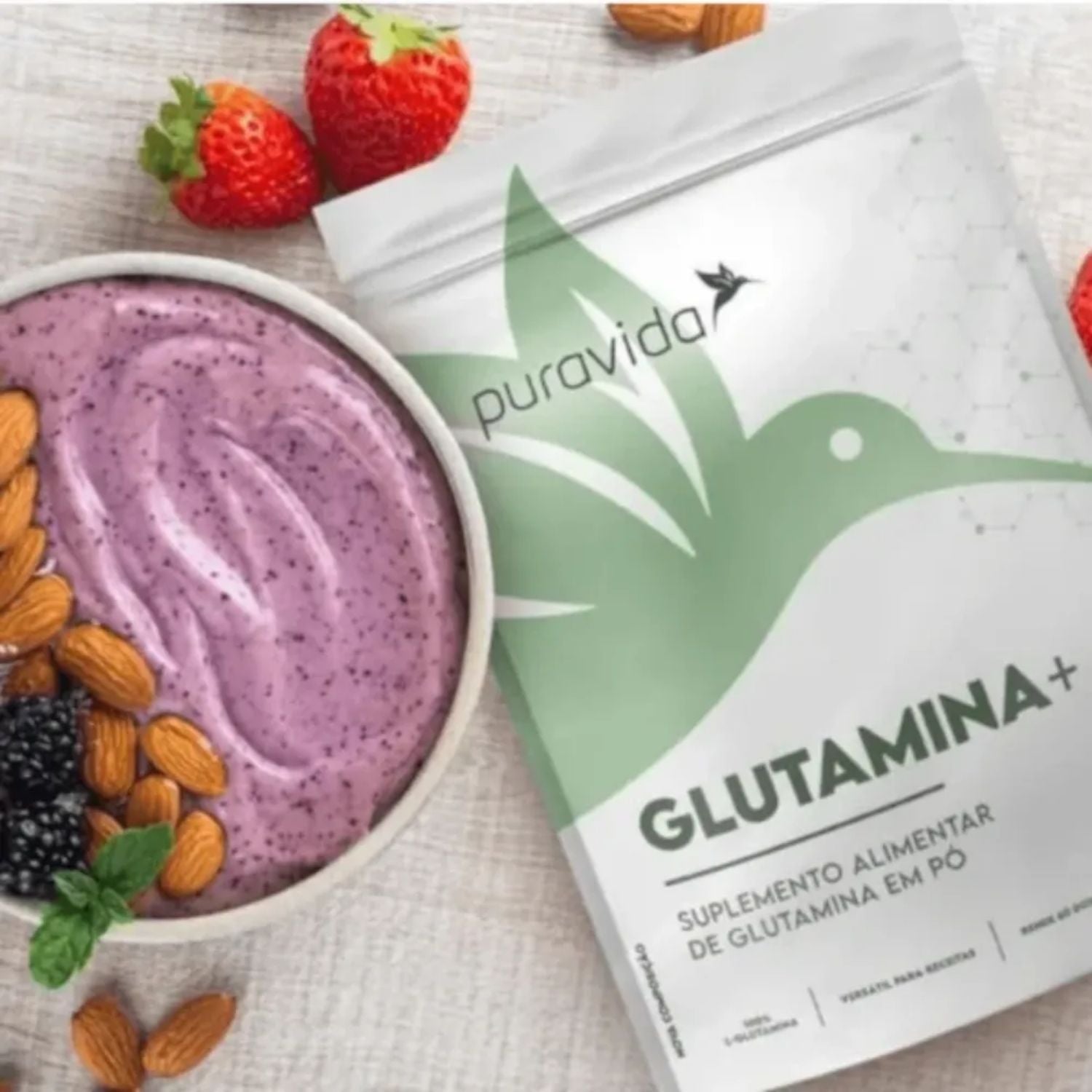 Glutamina 300g Pura Vida
