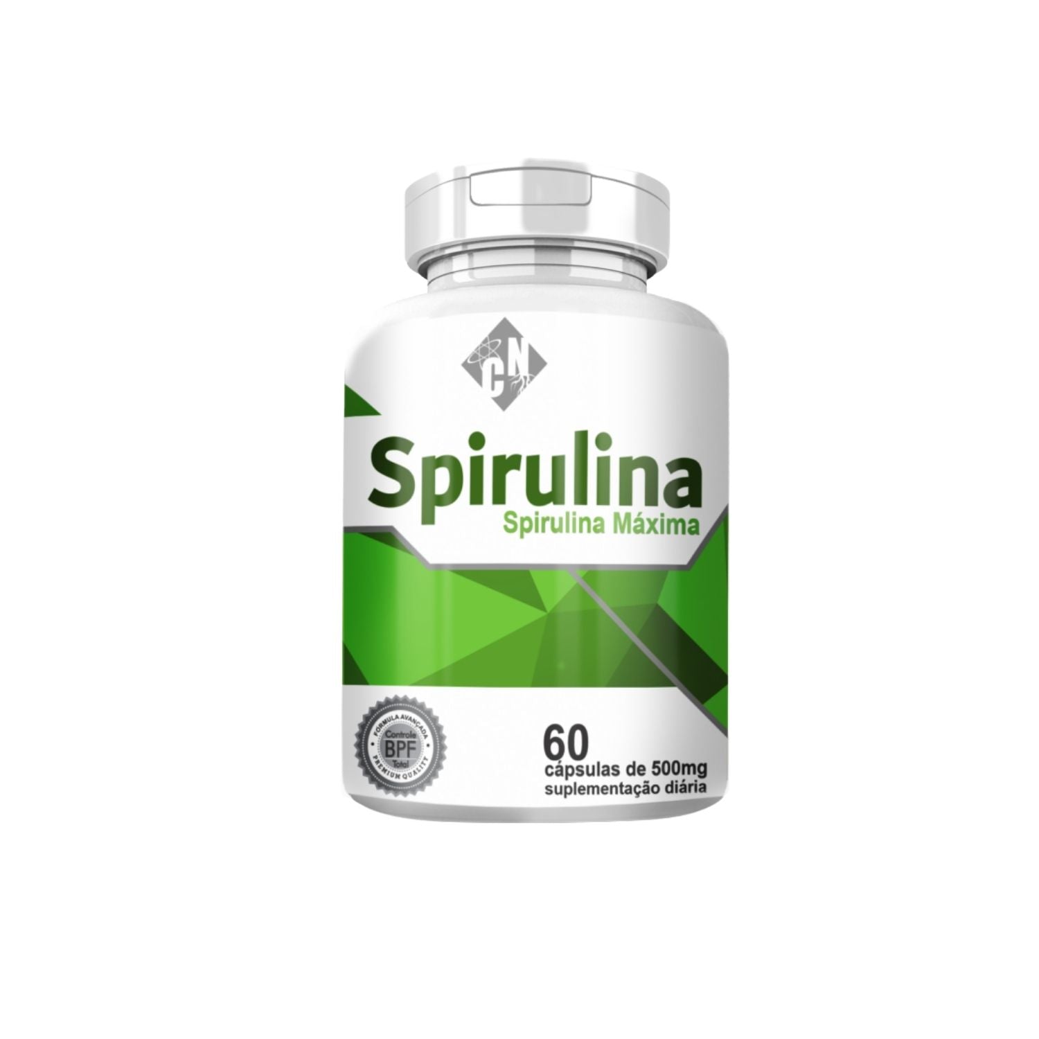 Spirulina 500mg 60 Cápsulas Ciência da Natureza