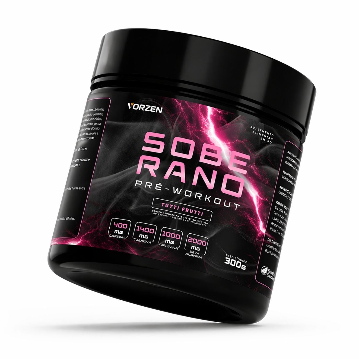 Pré Treino Soberano 300g Vorzen