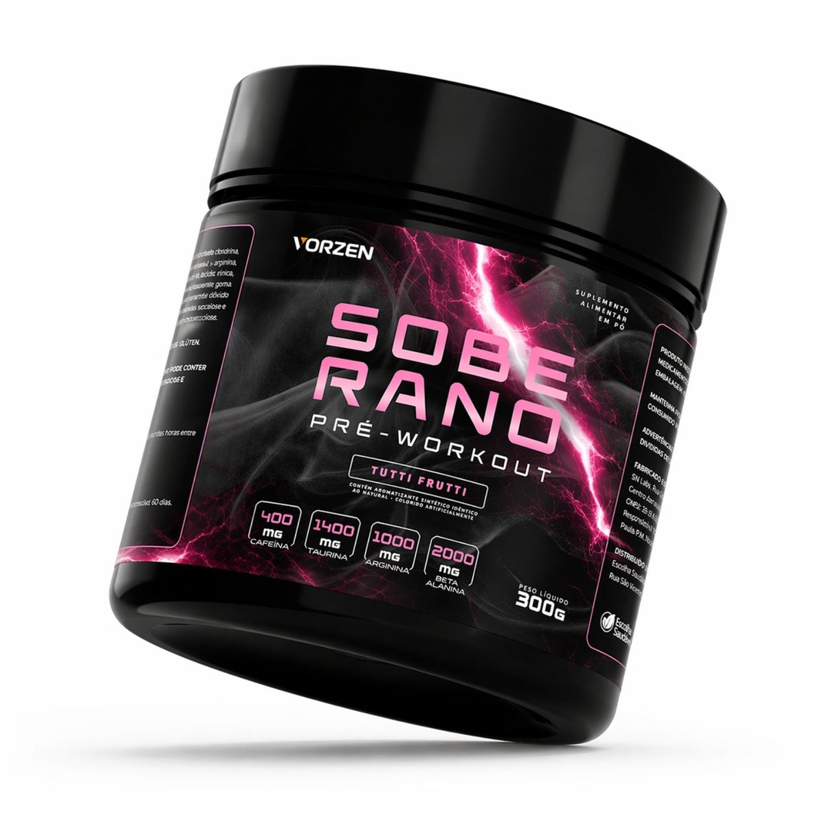 Pré Treino Soberano 300g Vorzen