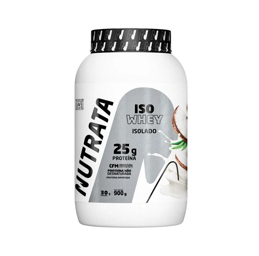 Whey Protein Isolado Pote 900g Nutrata