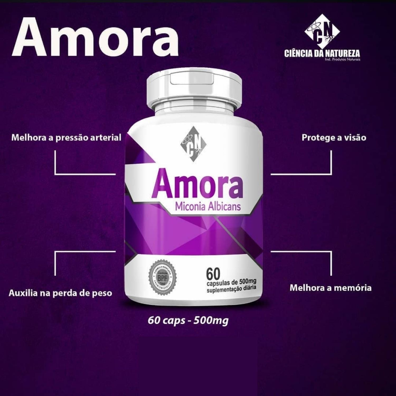 Amora 500mg Ciência da Natureza