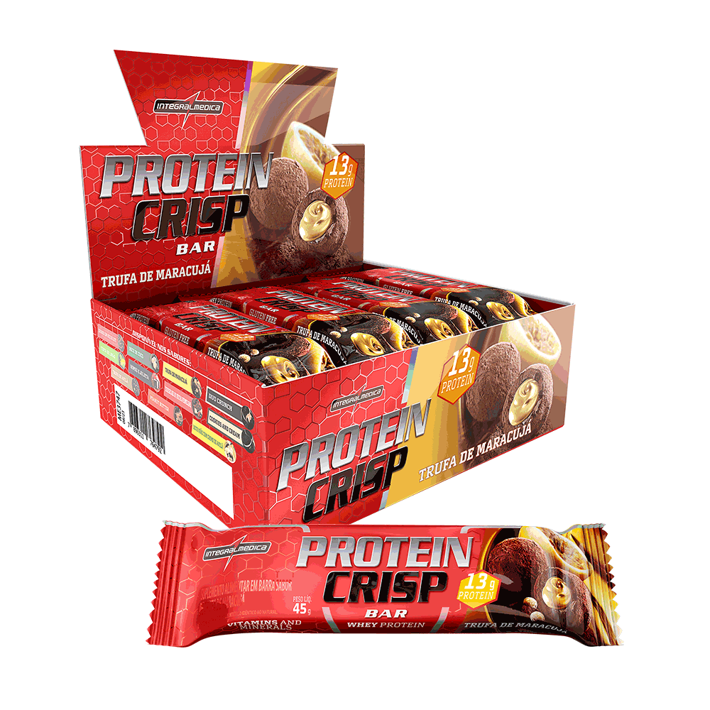 Barra de Proteína Crisp Bar 45g Integralmédica