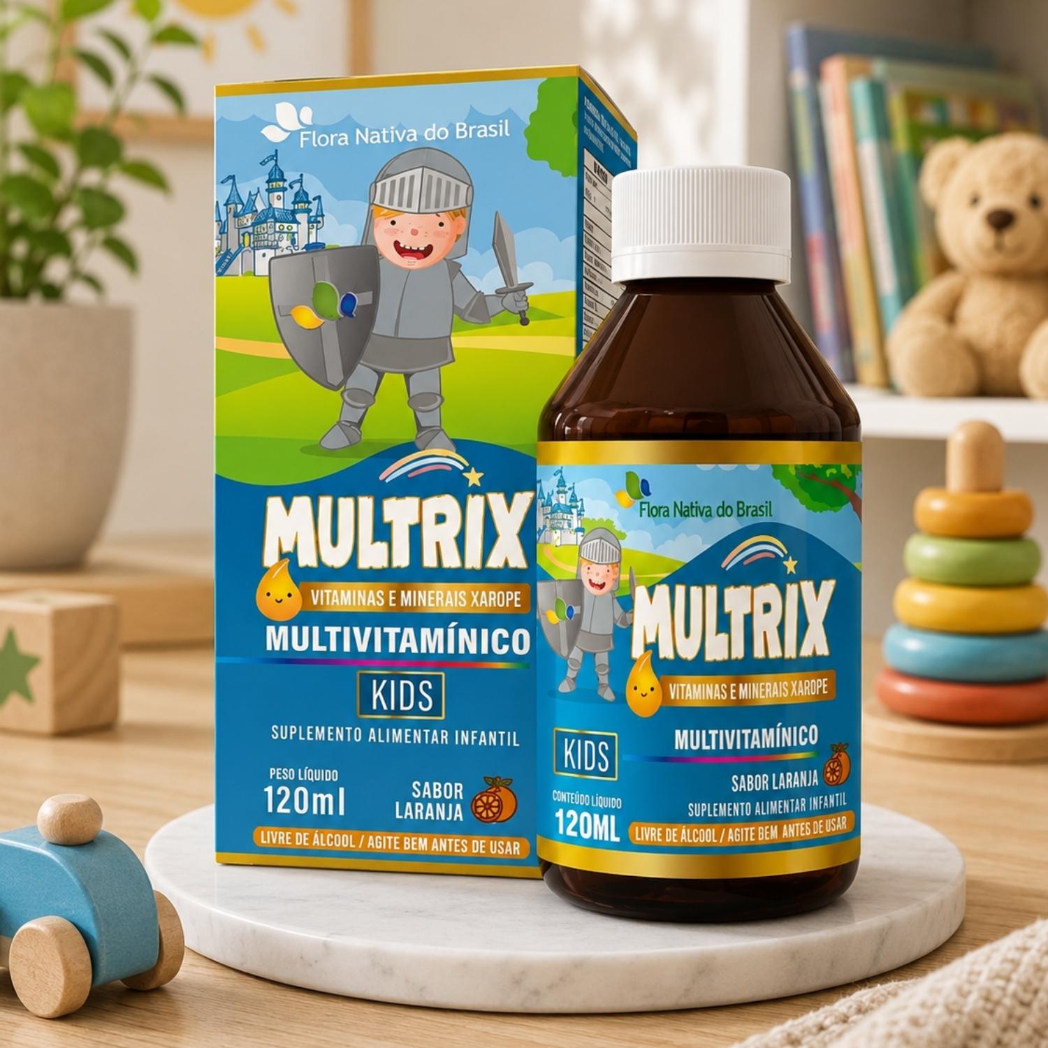 Multrix (Multivitamínico Kids) 120ml Flora Nativa do Brasil