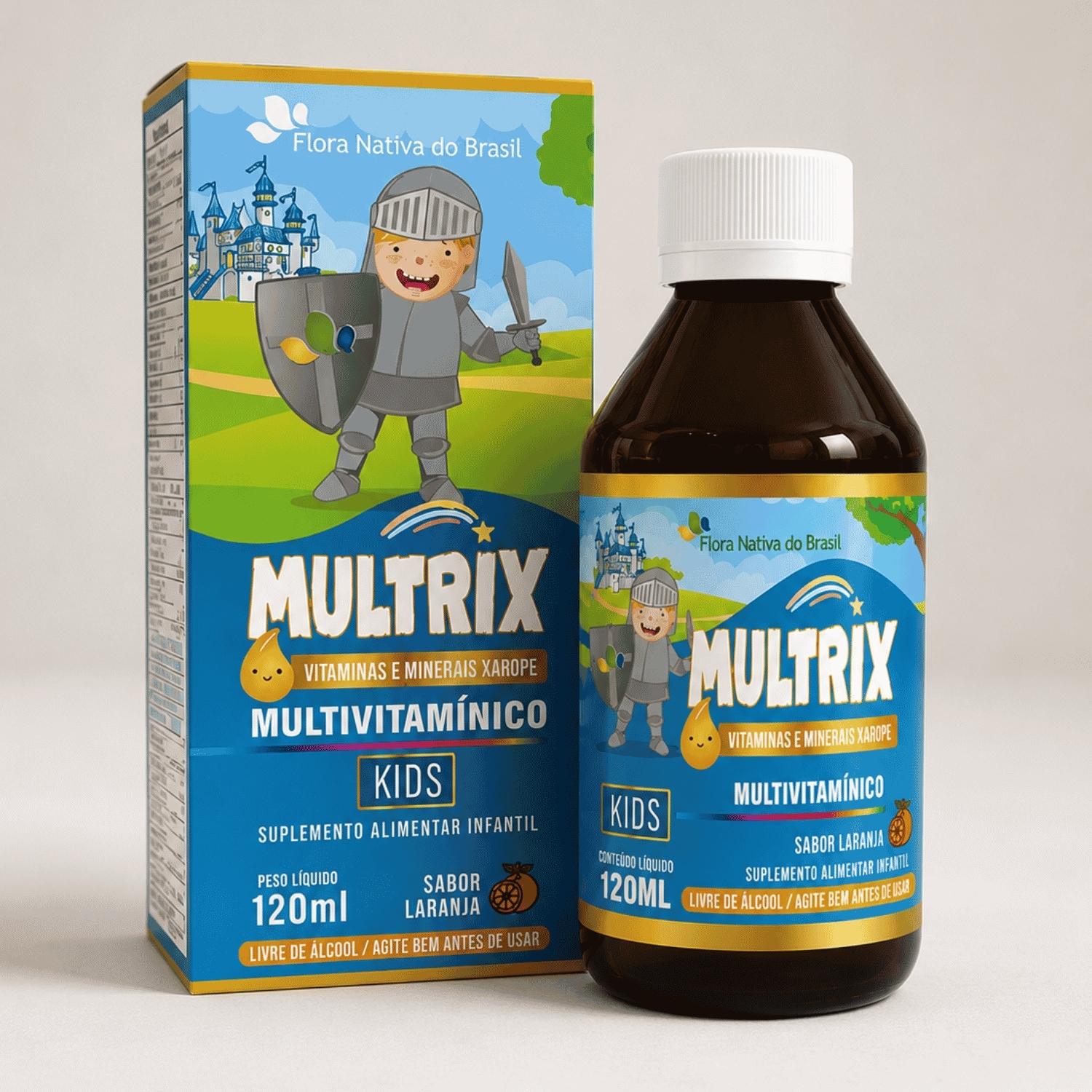 Multrix (Multivitamínico Kids) 120ml Flora Nativa do Brasil