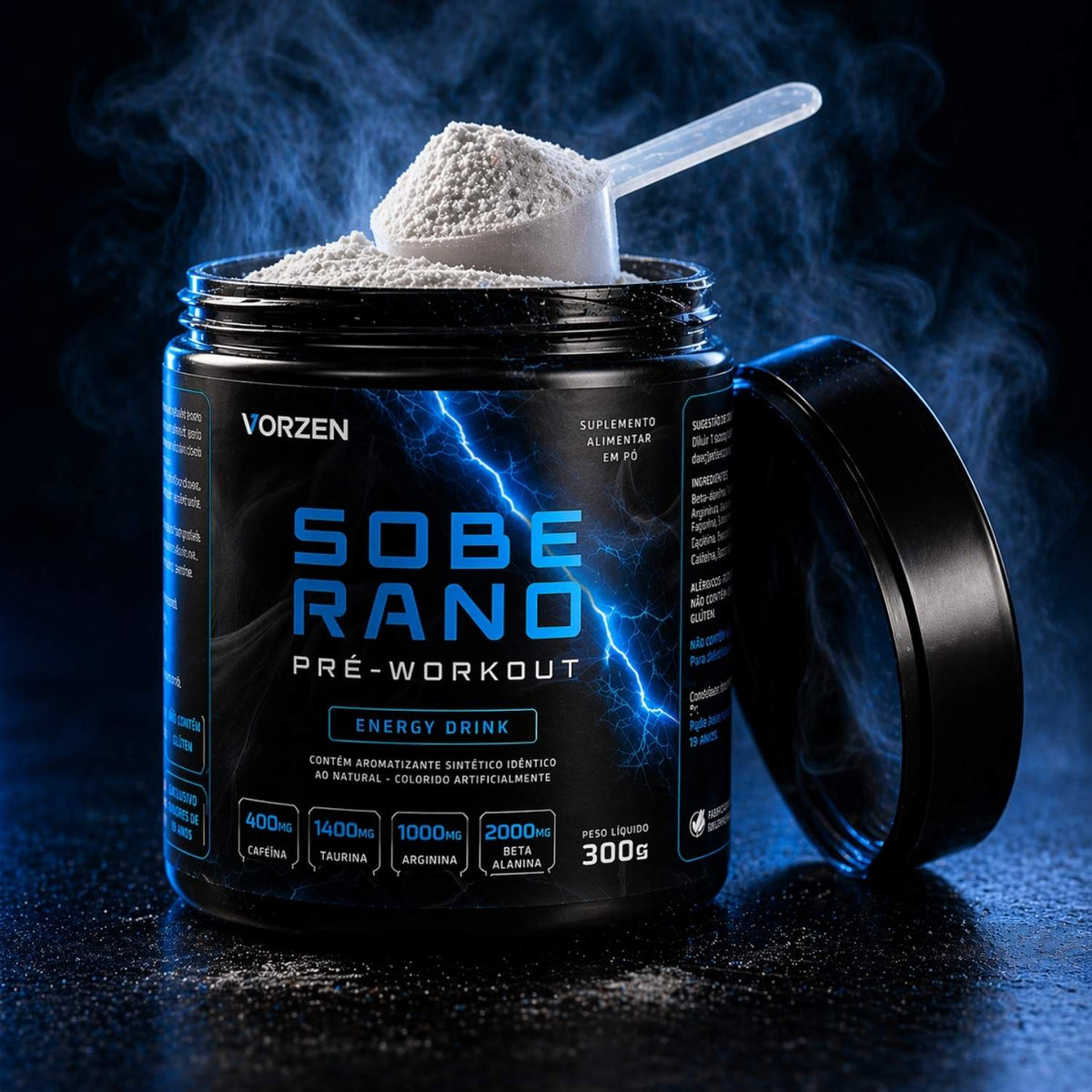 Pré Treino Soberano 300g Vorzen
