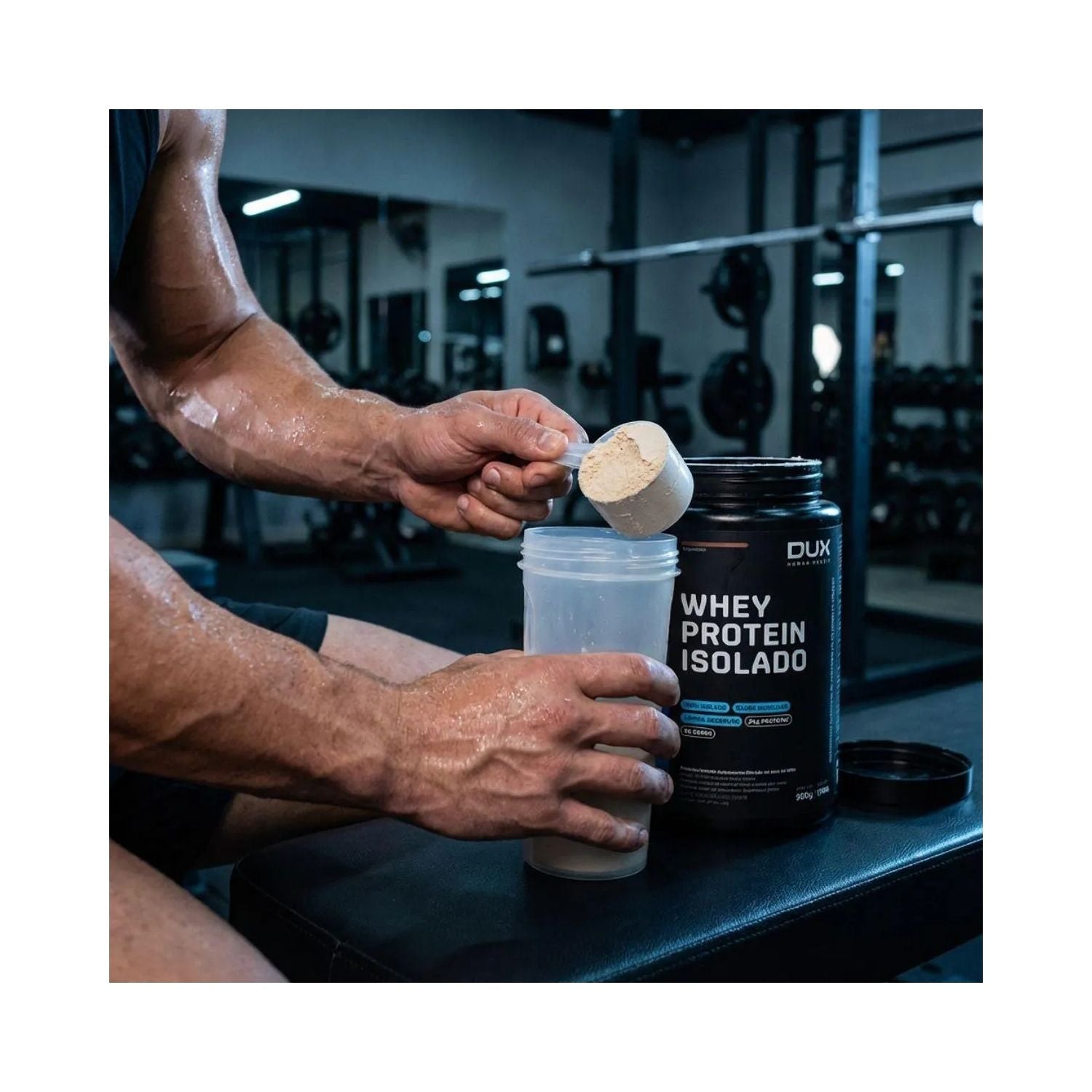 Whey Protein Isolado 900g Dux