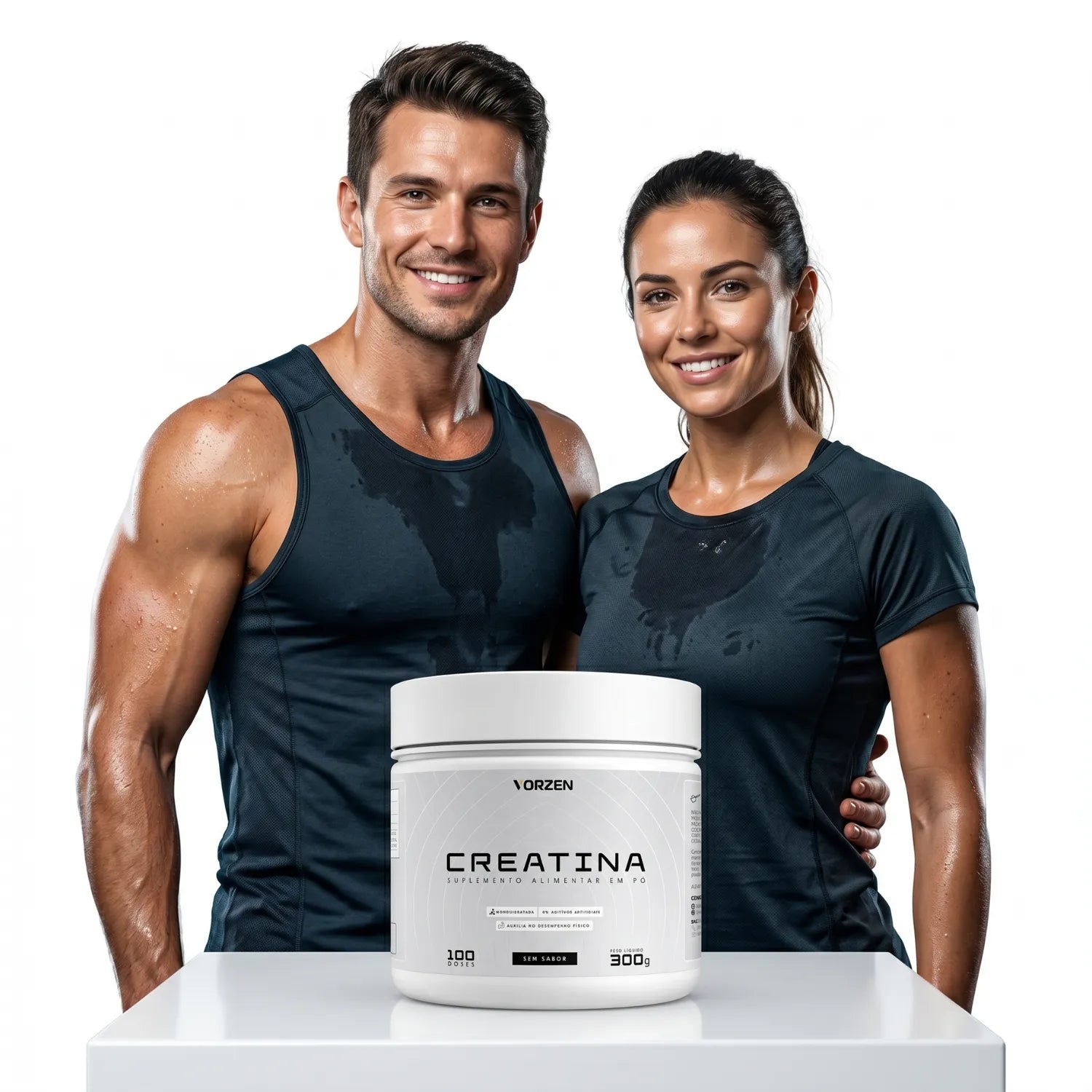 Creatina 100% Pura Pote 300g Vorzen
