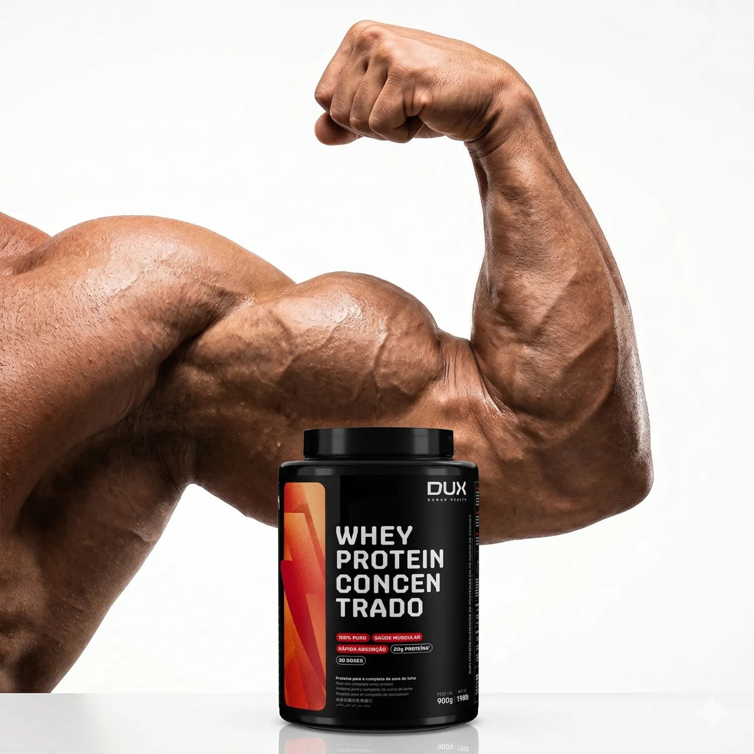 Whey Protein Concentrado 900g Dux