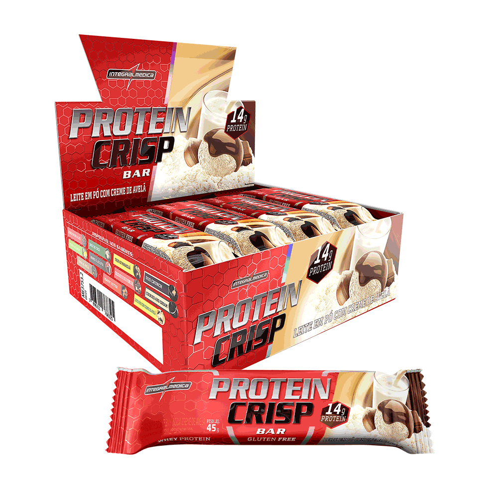 Barra de Proteína Crisp Bar 45g Integralmédica