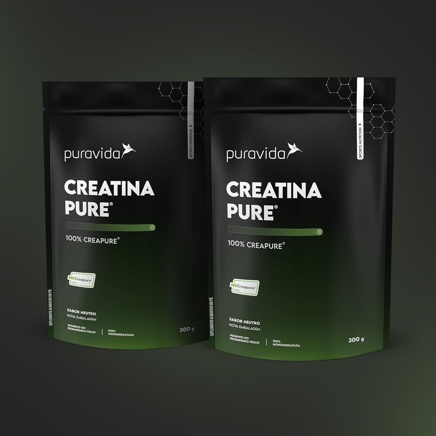 Creatina Creapure 300g Pura Vida