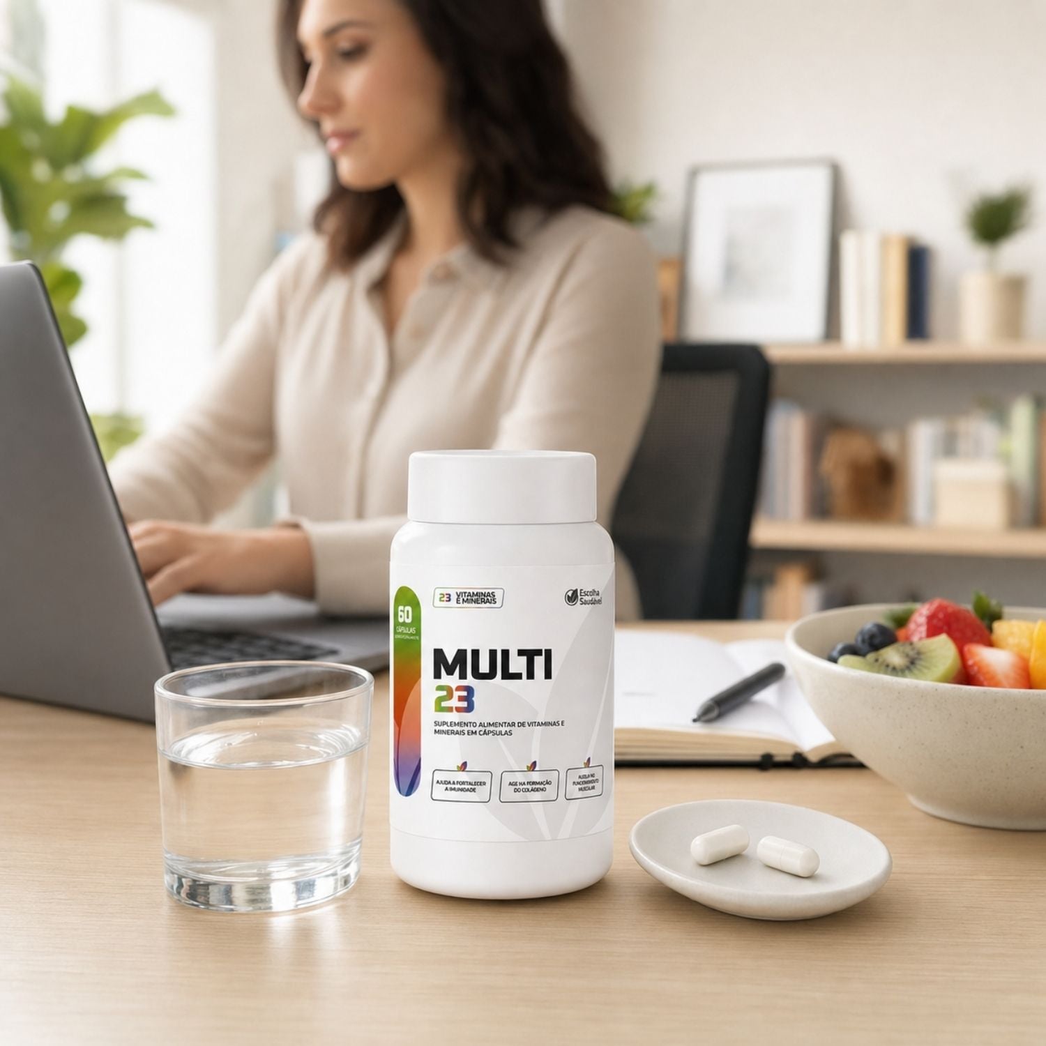 Multivitamínico Multi-23 60 Cápsulas Escolha Saudável