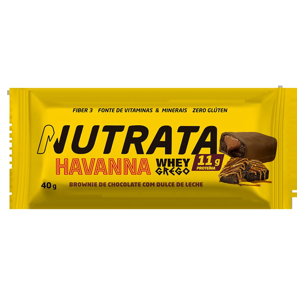 Barra de Proteína Whey Grego Bar 40g Nutrata