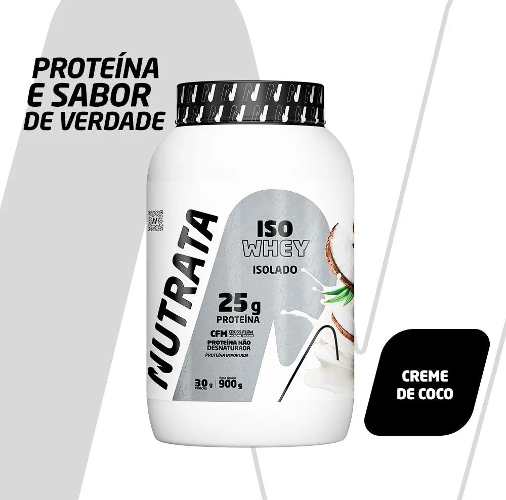 Whey Protein Isolado Pote 900g Nutrata