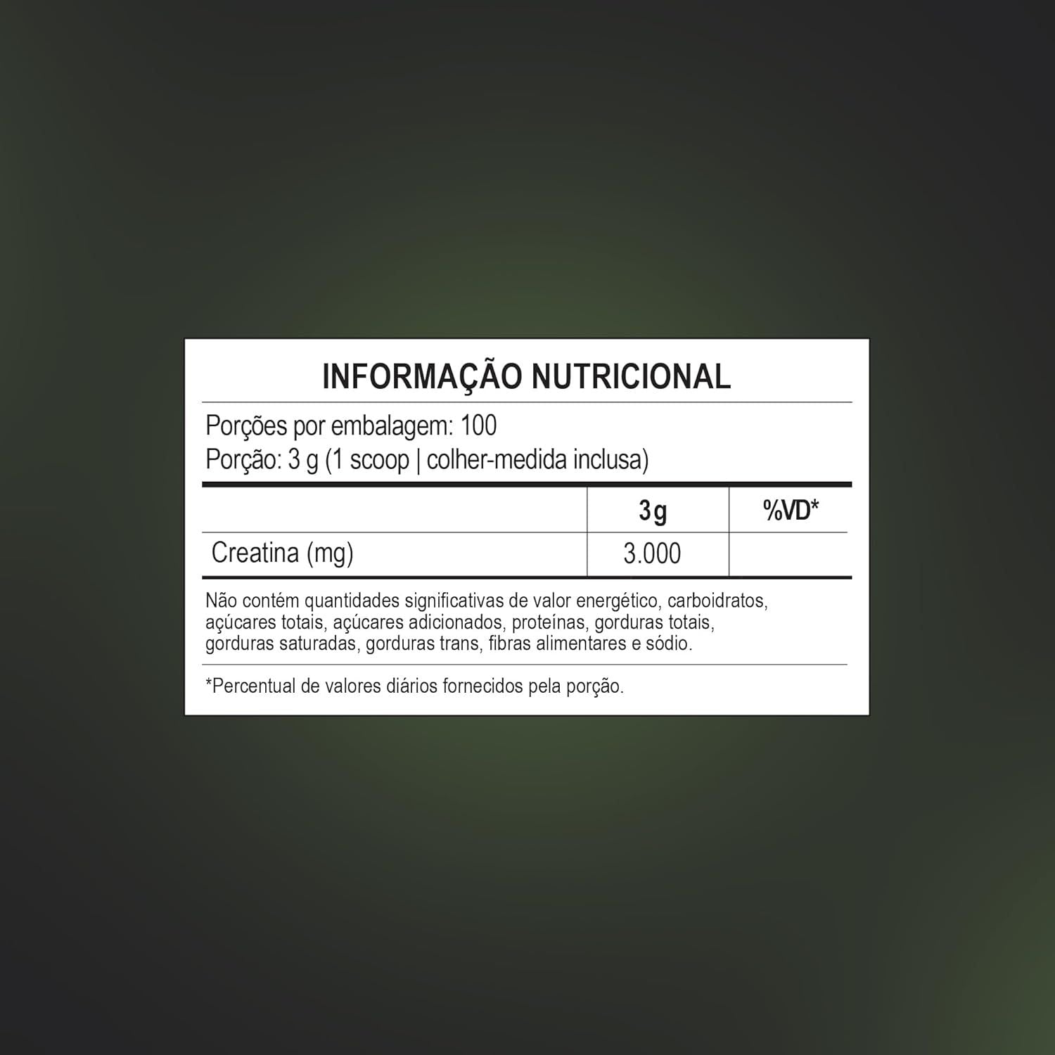 Creatina Creapure 300g Pura Vida