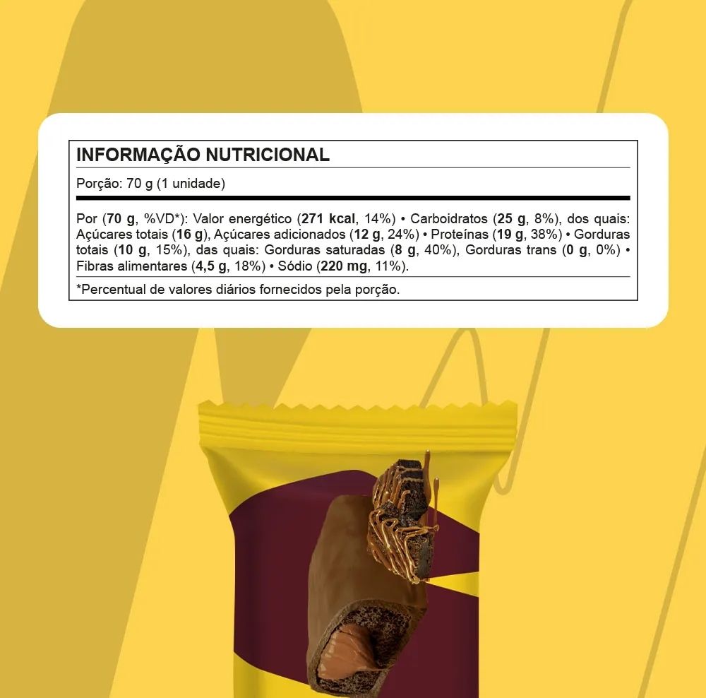 Barra de Proteina Protobar 70g Nutrata