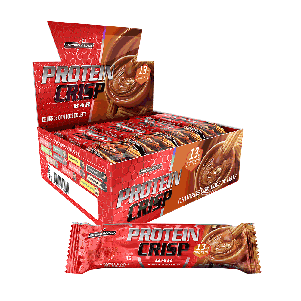 Barra de Proteína Crisp Bar 45g Integralmédica