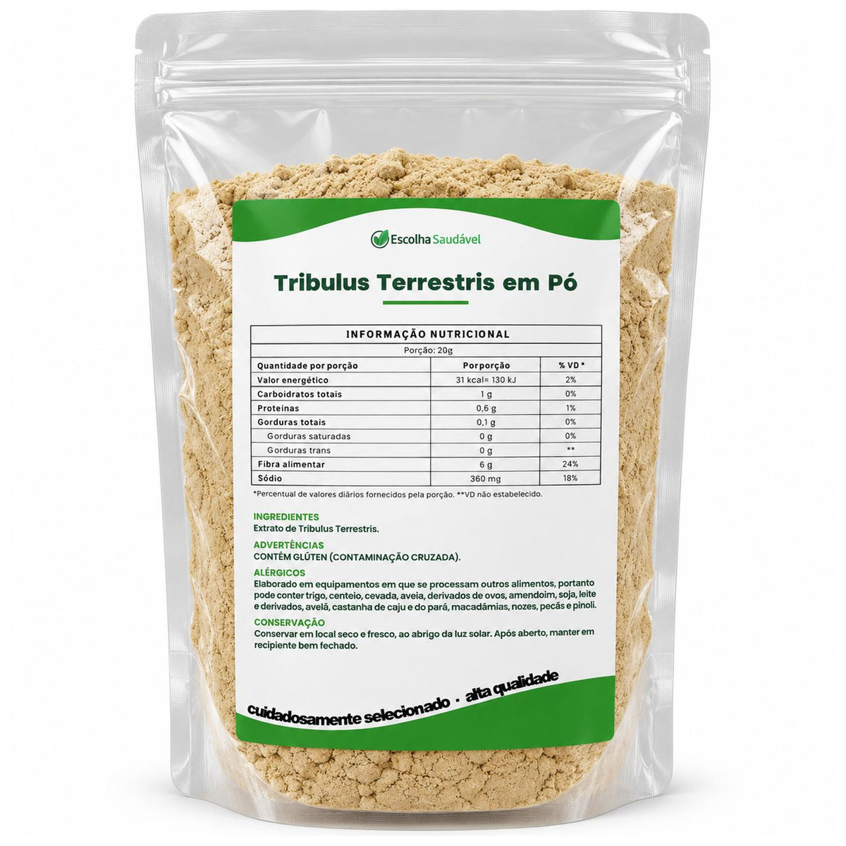 Tribulus Terrestris em Pó