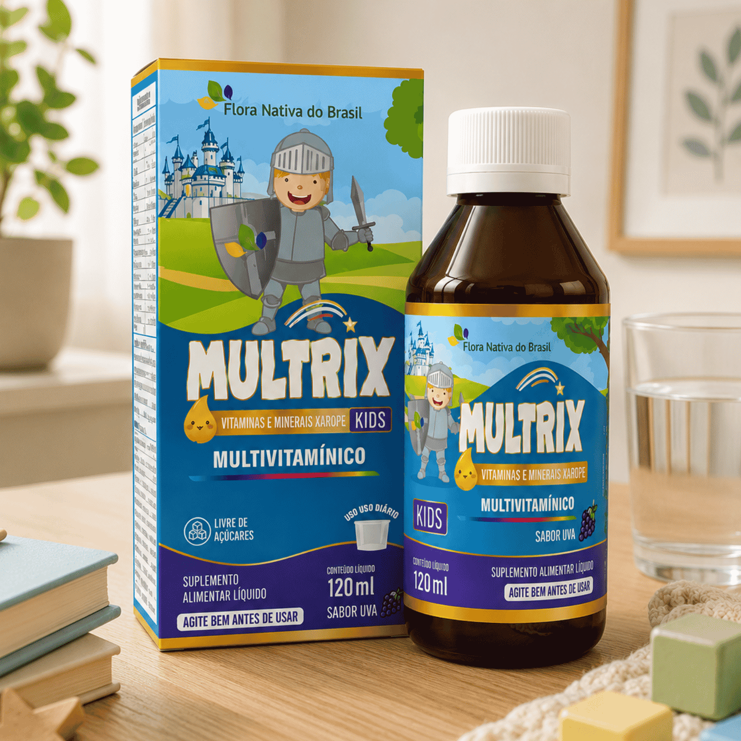 Multrix (Multivitamínico Kids) 120ml Flora Nativa do Brasil