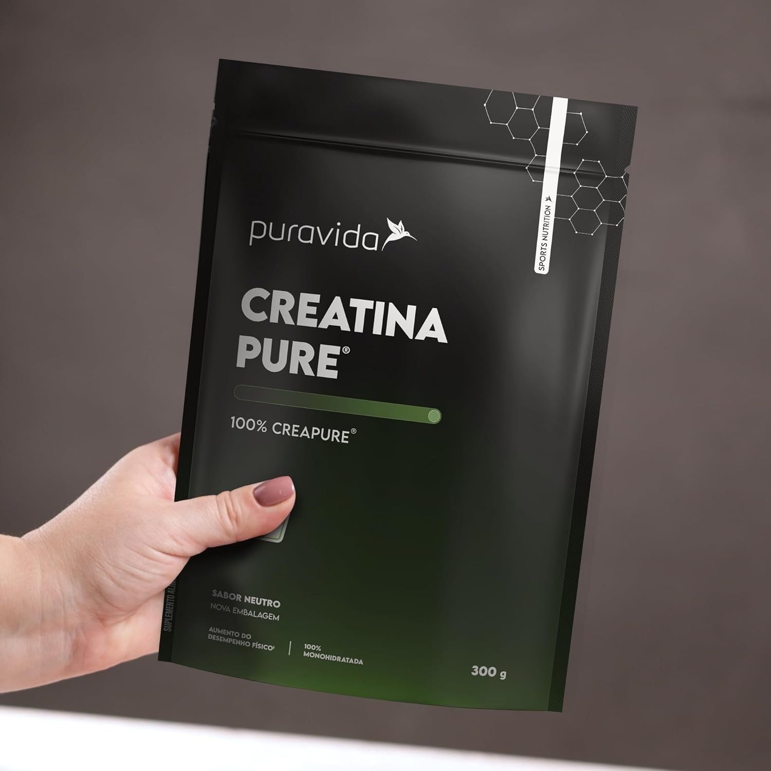 Creatina Creapure 300g Pura Vida