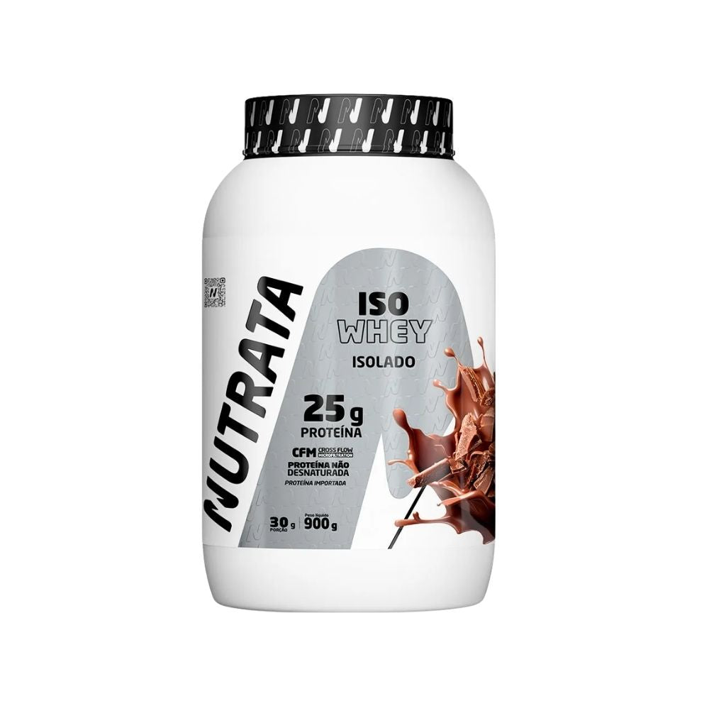 Whey Protein Isolado Pote 900g Nutrata