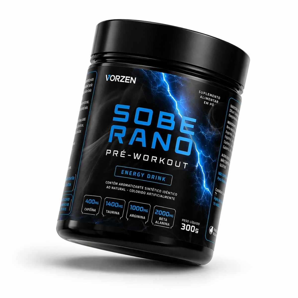 Pré Treino Soberano 300g Vorzen