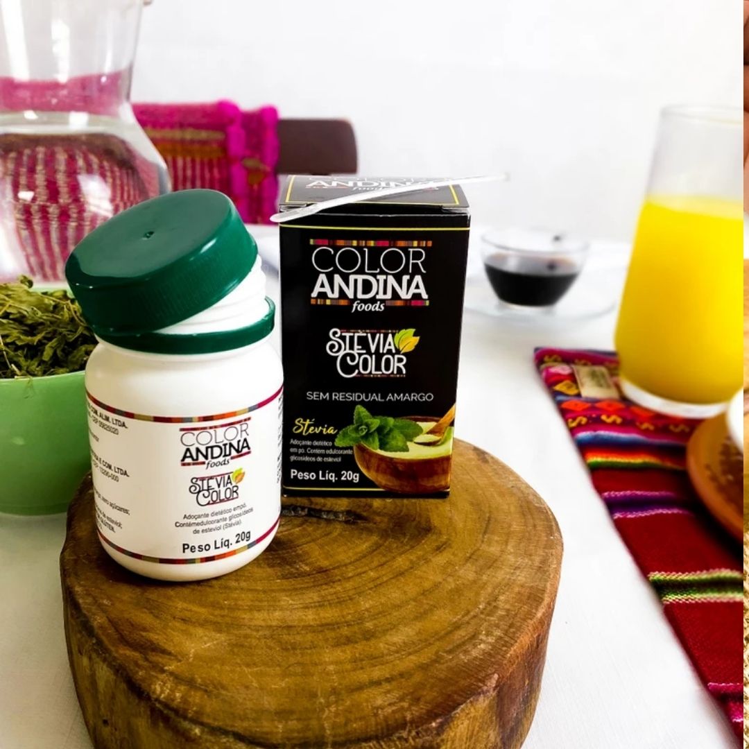 Adoçante Stevia 20g Color Andina