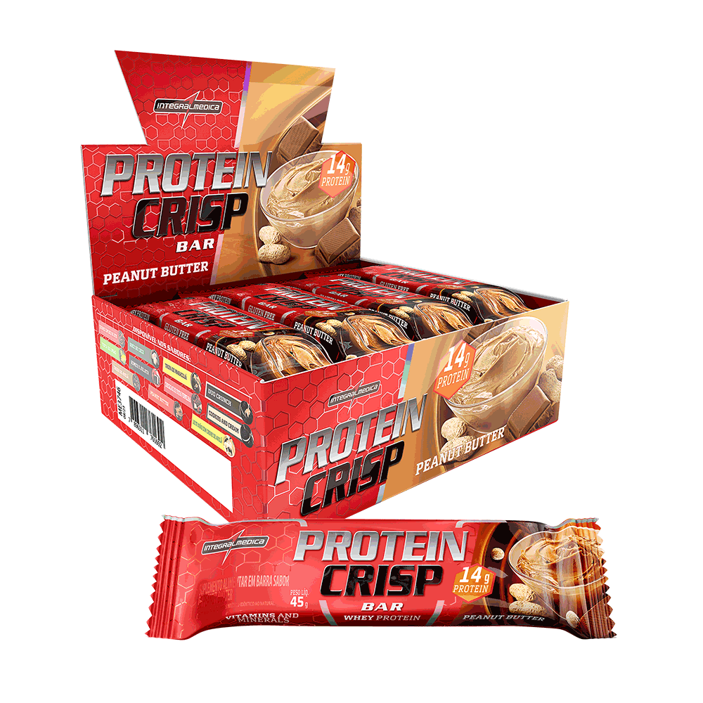 Barra de Proteína Crisp Bar 45g Integralmédica