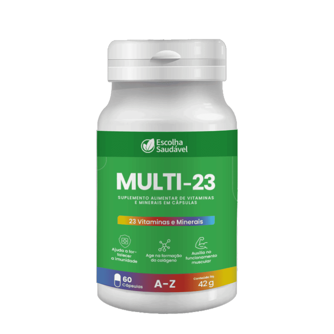 Multivitamínico Multi-23 60 Cápsulas Escolha Saudável