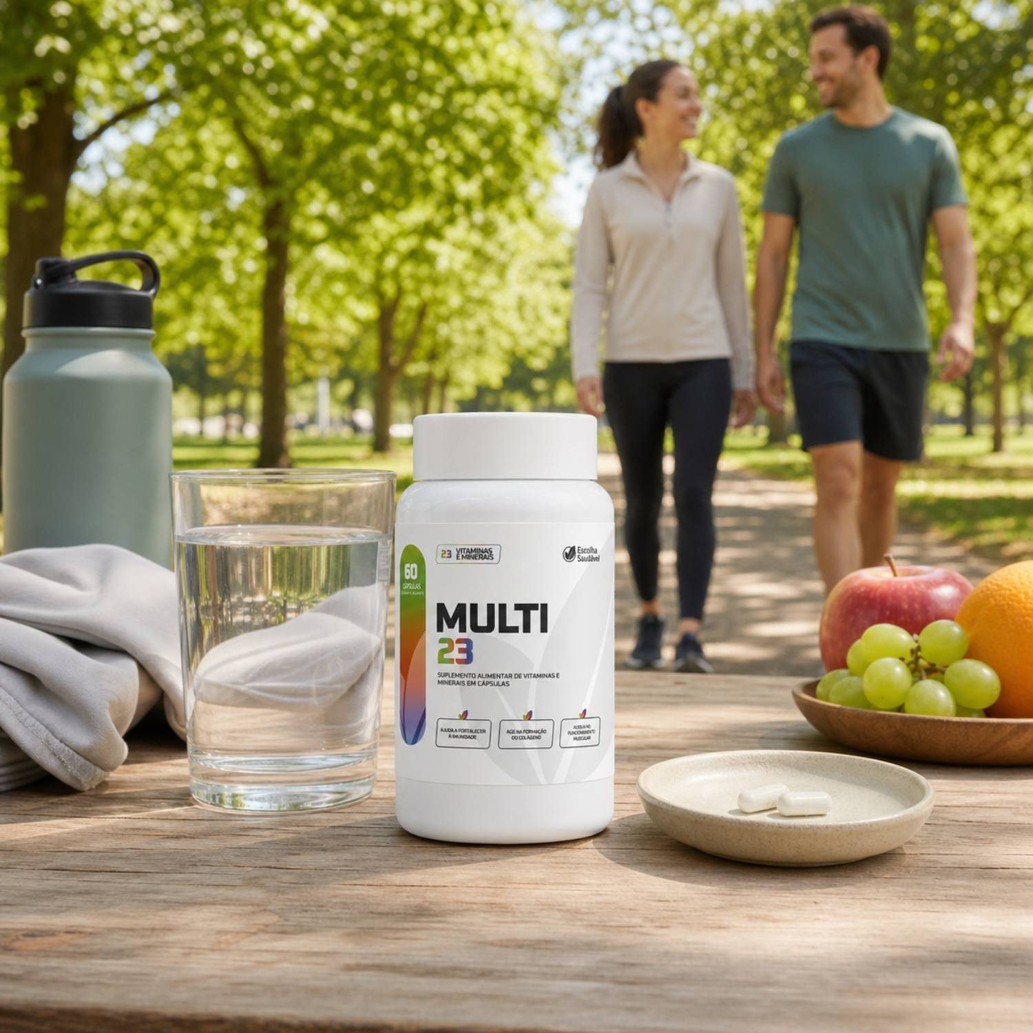 Multivitamínico Multi-23 60 Cápsulas Escolha Saudável