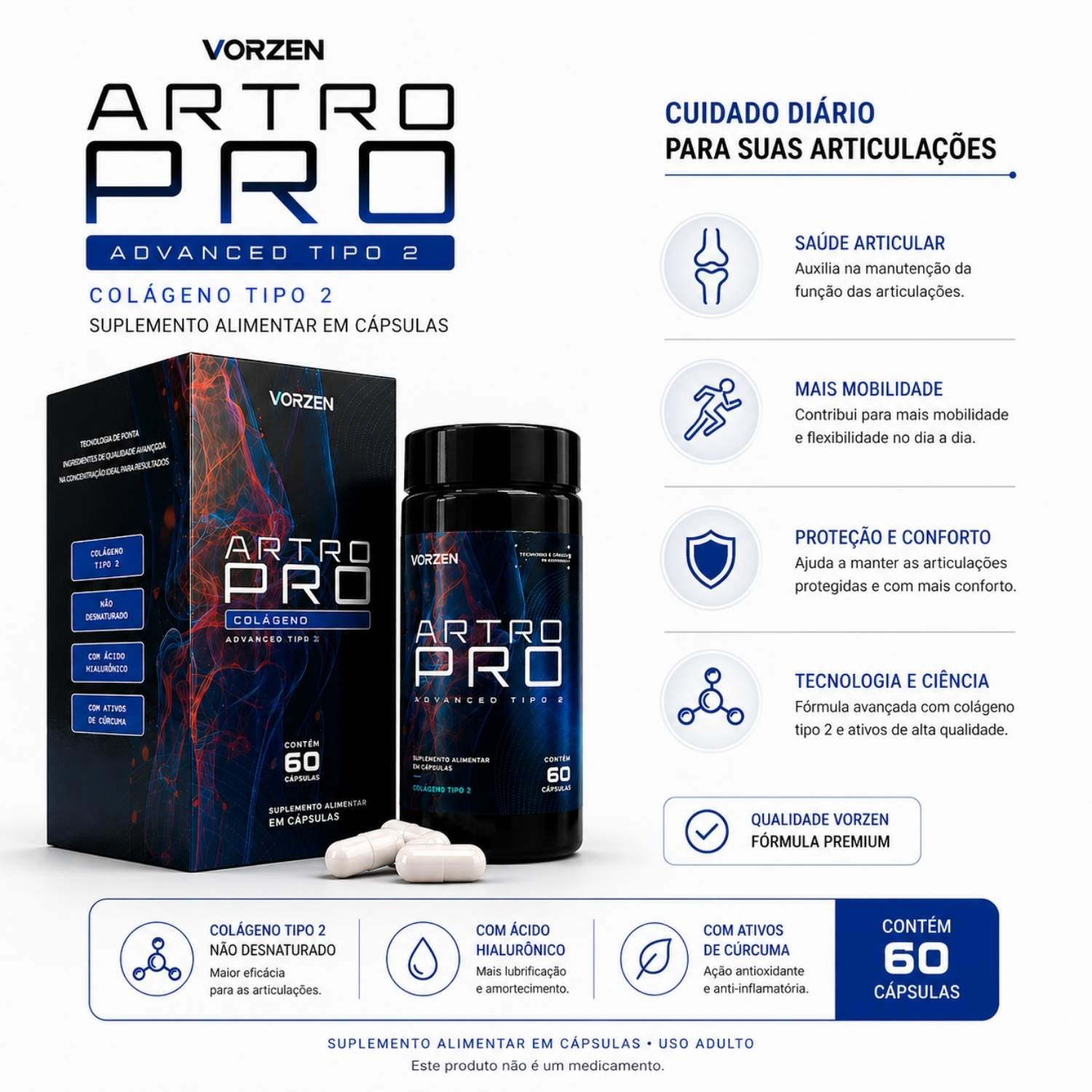 Artro Pro 60 Cápsulas Vorzen