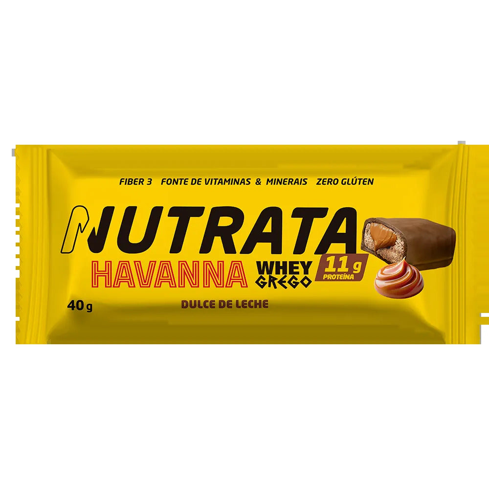 Barra de Proteína Whey Grego Bar 40g Nutrata