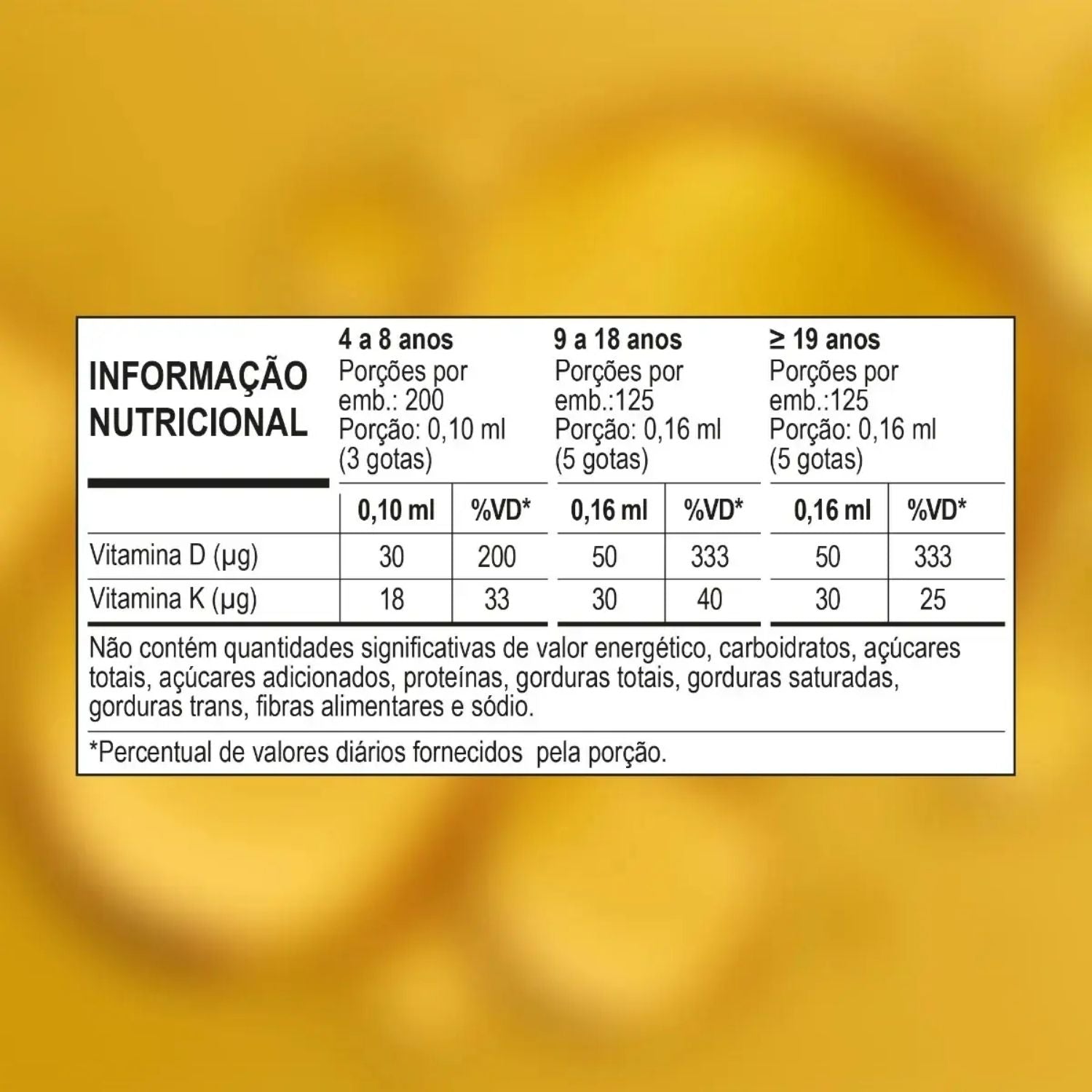Vitamina D3 + K2 Gotas 20ml Pura Vida