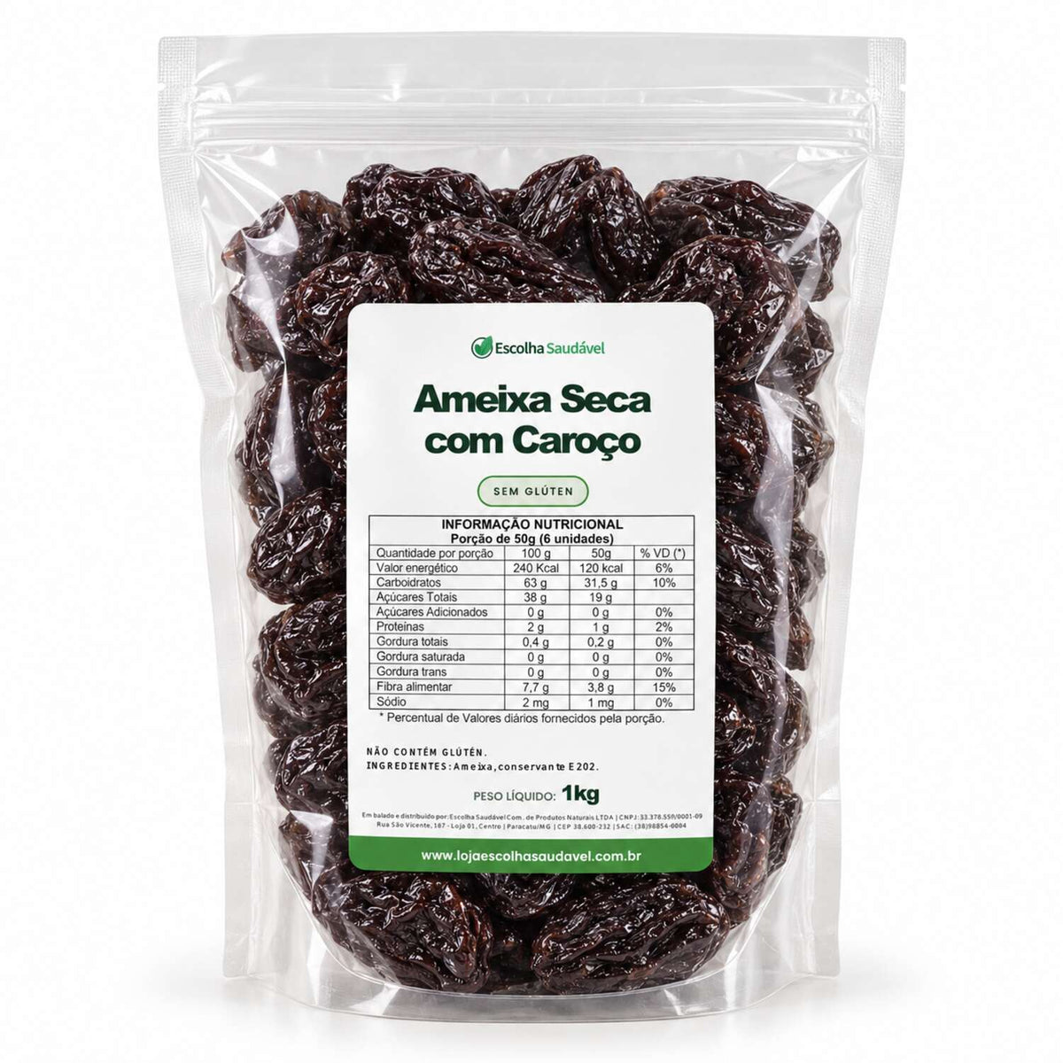 Ameixa Seca com Caroço